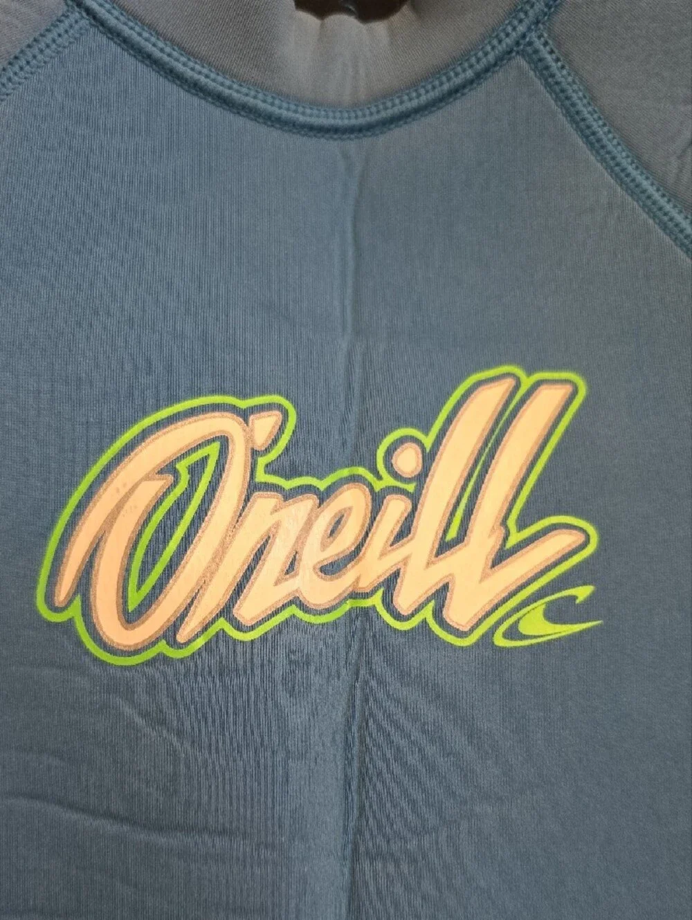 O'Neill Bright Blue & Lime Shorty Neoprene Wetsuit
